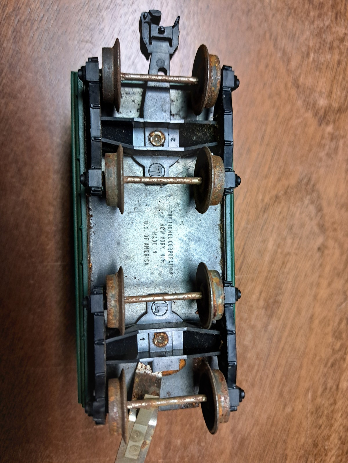 LIONEL O GAUGE POST-WAR W & A. R.ORIGINAL 1862T GENERAL LOCOMOTIVE WOOD TENDER