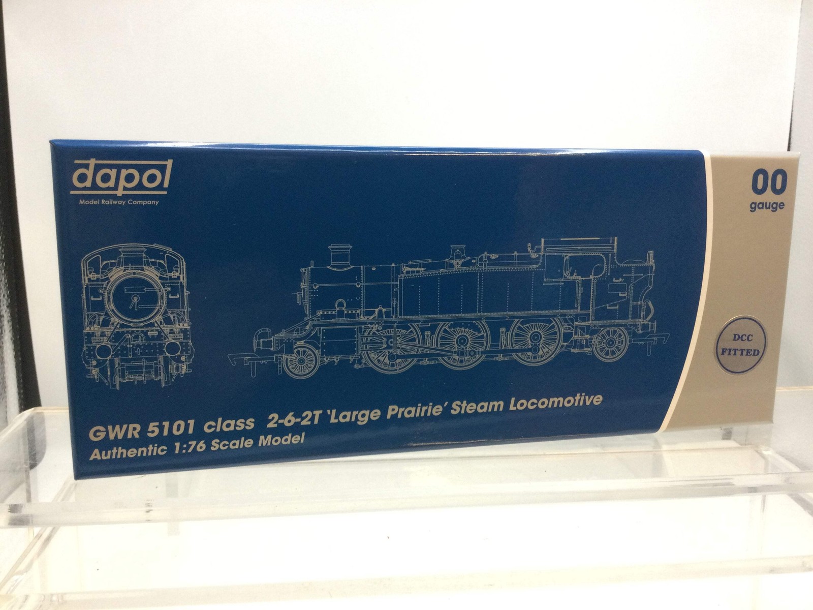 Dapol 4S-041-012S OO Gauge Large Prairie 2-6-2 5144 BR Green DCC-Sound