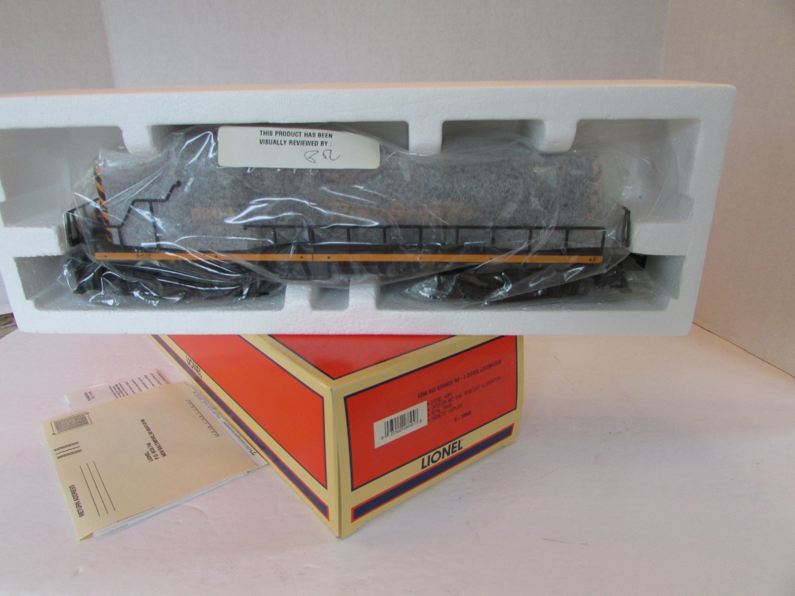 Lionel 18845 5204 Rio Grande RS-3 Diesel Locomotive NIB HIC