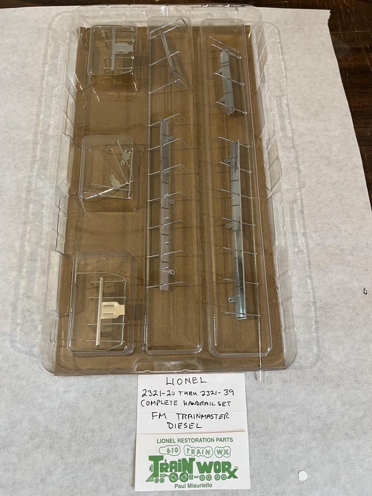 LIONEL FM – Fairbanks – Morse Diesel replacement handrails