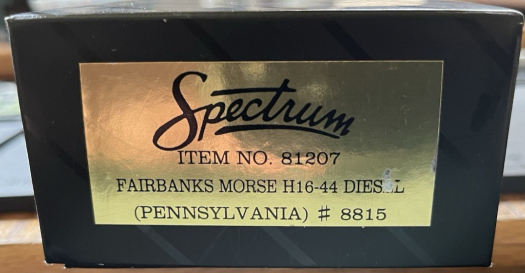 Bachmann Spectrum Item 81207 Fairbanks Morse H16-44 Diesel (Pennsylvania #8815)
