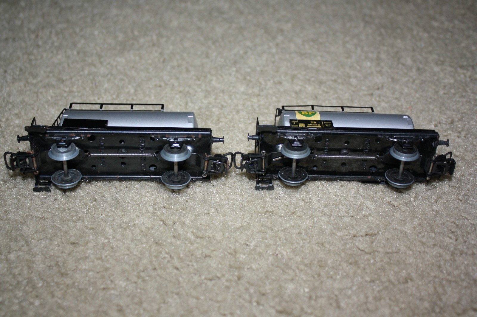Vintage Marklin HO Scale Train Lot Rolling Stock Made in Germany (10 Pieces)