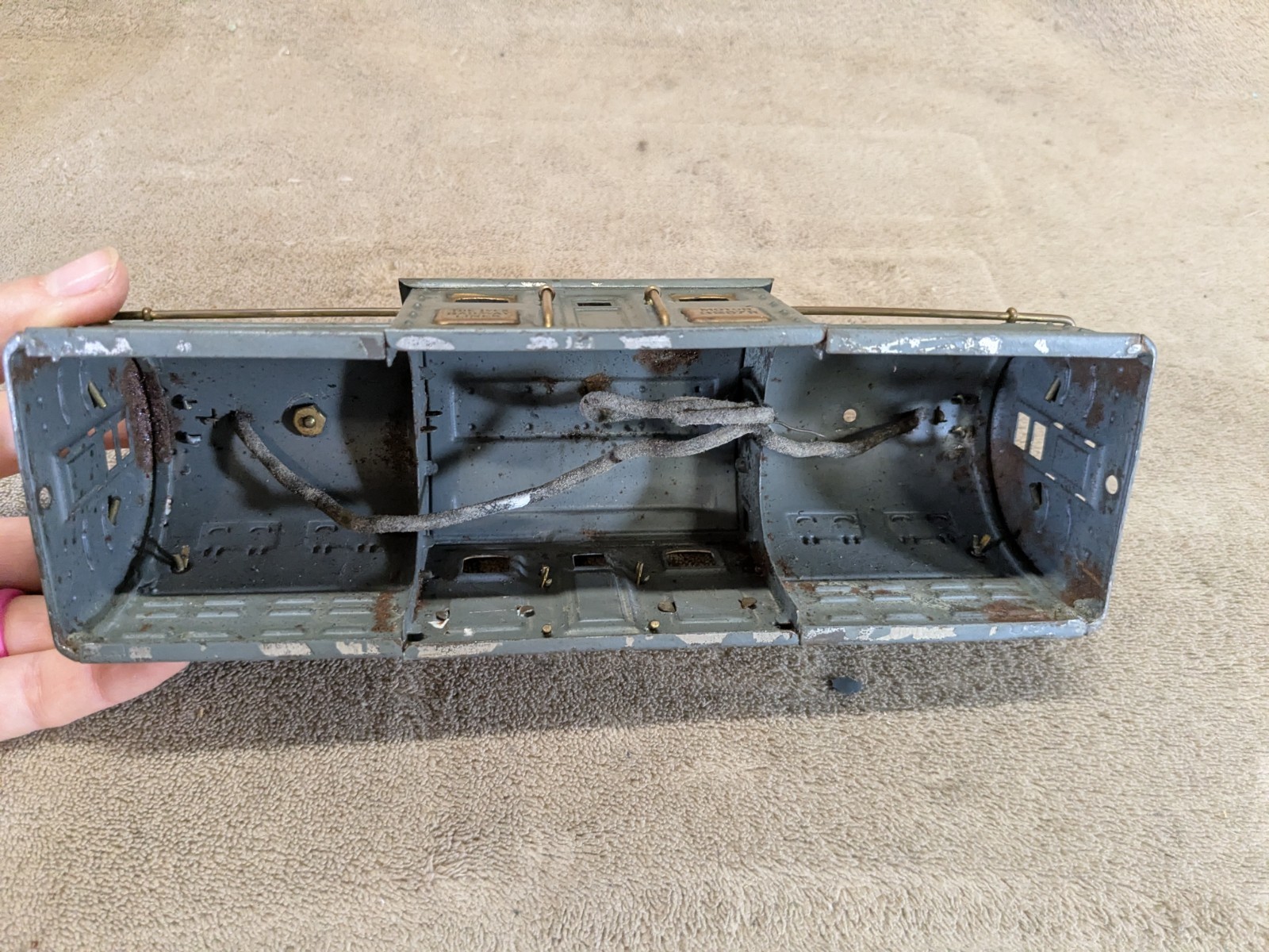 IVES Railway Prewar Standard Gauge 3257R Locomotive Shell Only Vintage