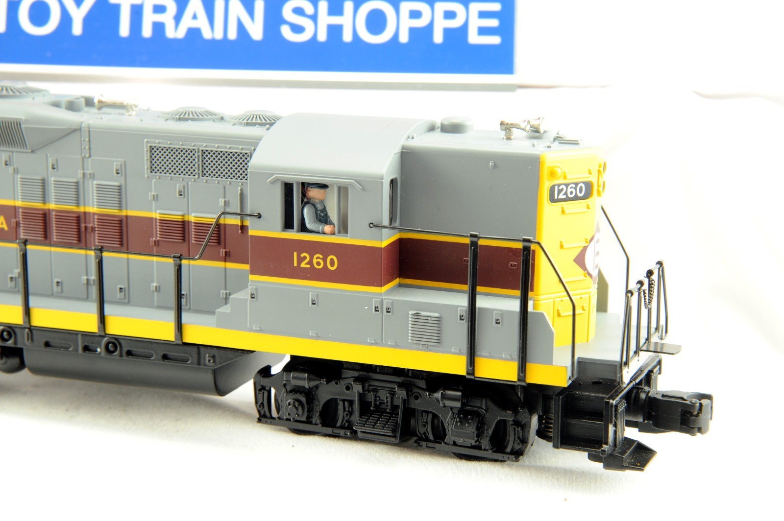 MTH PREMIER 2173 ERIE LACKAWANNA GP-9 DIESEL ENGINE W PS-1. TESTED. LN IN BOX.