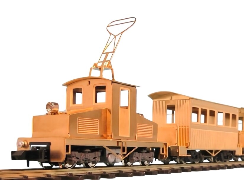 HOn30/HOe Scale Aru-Model Steeplecab Electric Locomotive & Passenger Car Kit H0e