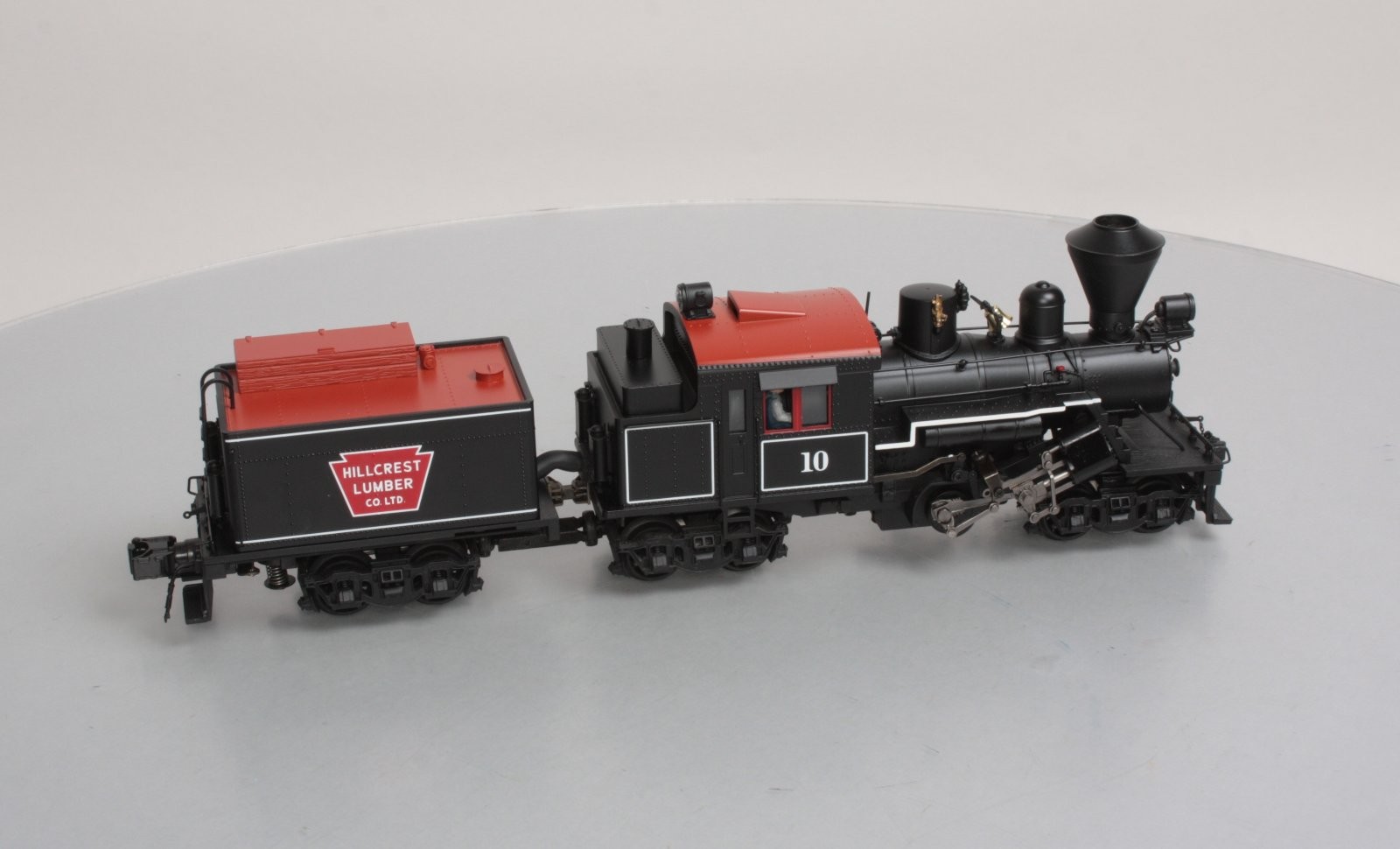MTH 20-3039-1 O Gauge Hill Crest Lumber Co. Climax Logging Locomotive #10 w/PS2