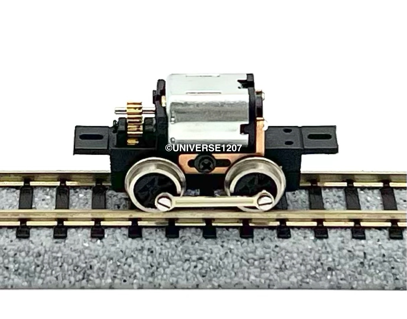 N/HOn30/HOe/009 Gauge 0-4-0 Rod-Driven Locomotive Power Drive Chassis 14mm/7mm