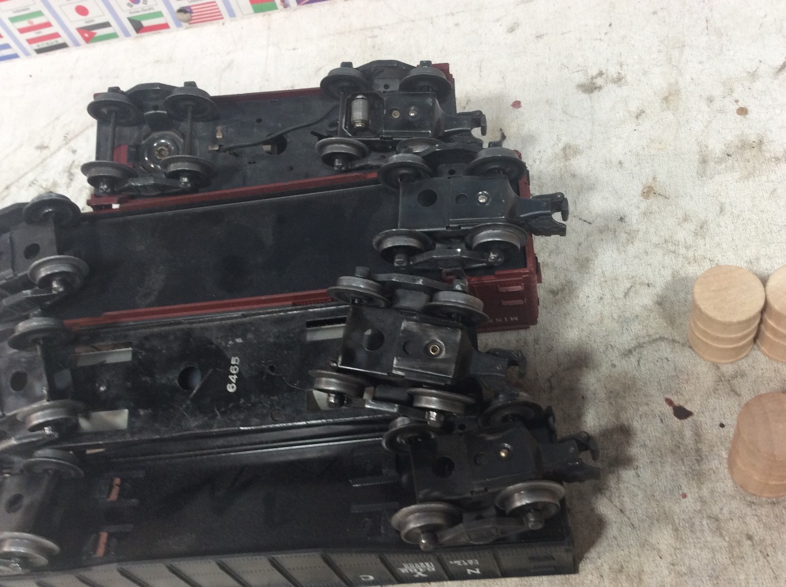 Lionel Train SET 2201WS – 685 Steam Engine 4 Freight Cars O Gauge / 027