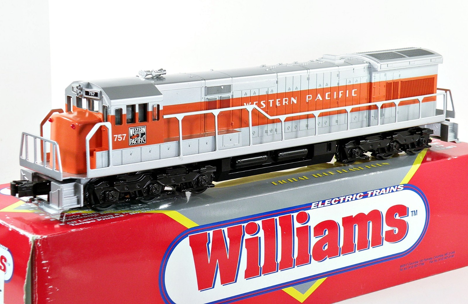 Williams U33-27 Western Pacific WP U33C Diesel w/True Blast II Horn