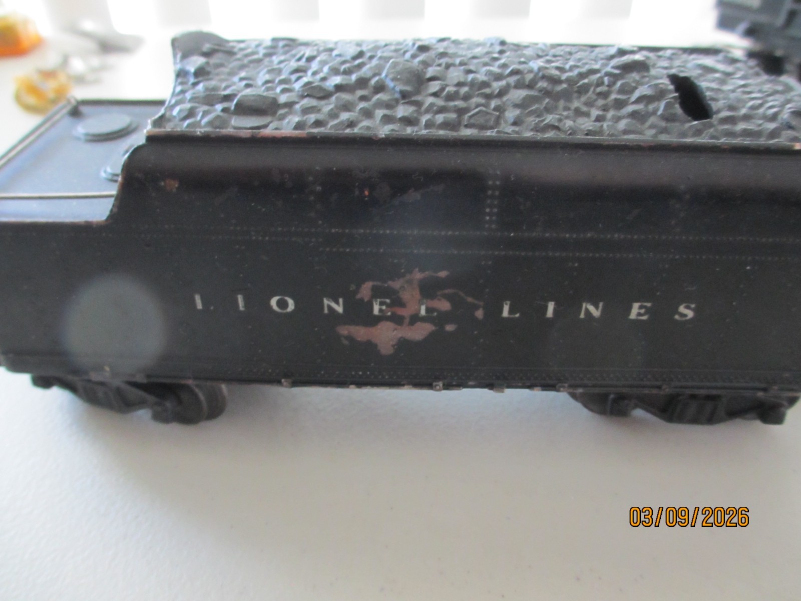 1952 LIONEL O GAUGE 2056 HUDSON STEAM LOCOMOTIVE WITH 2046W TENDER