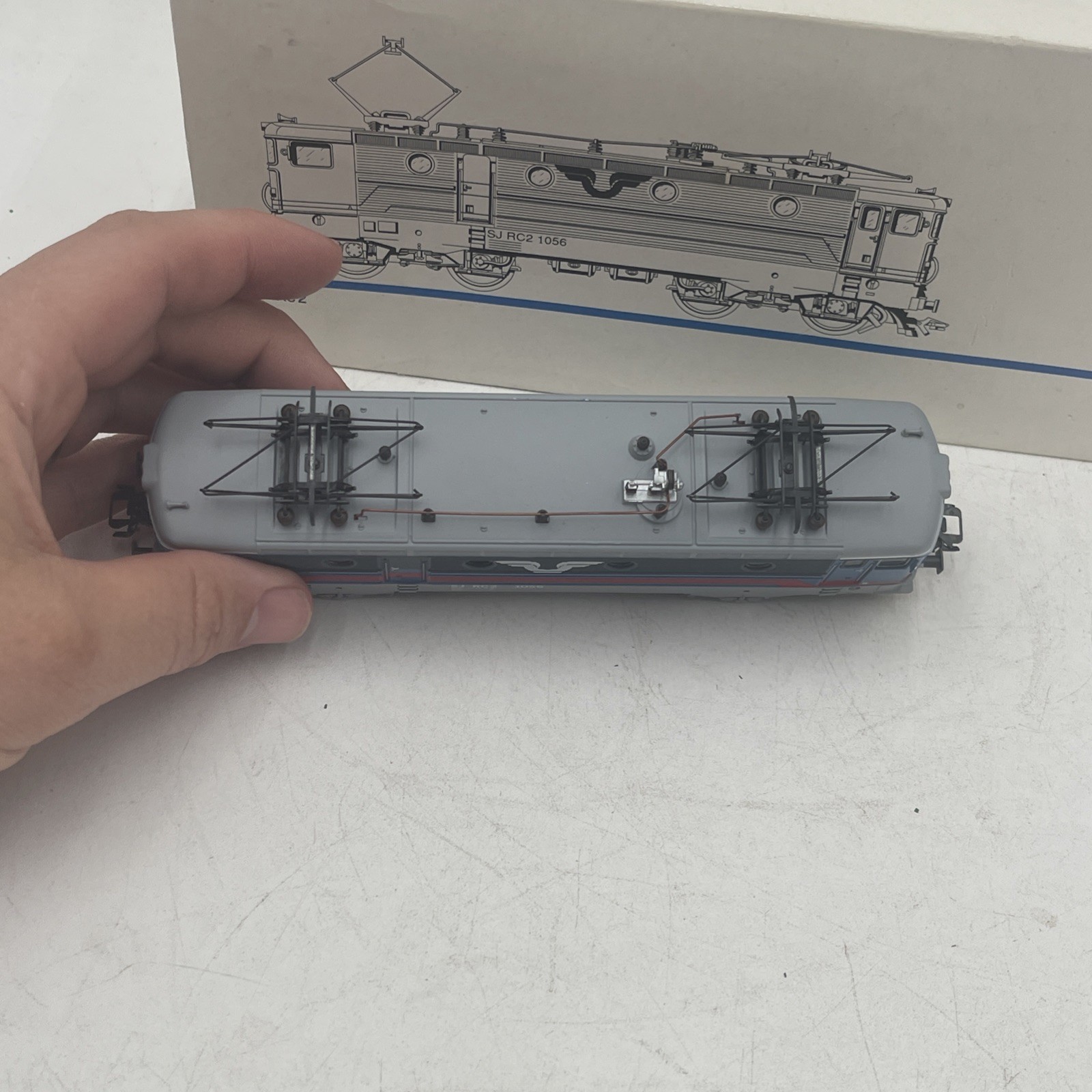 Märklin H0 3341 Electric Locomotive RC 2 1056 der SJ Analog W/ Box – USA SELLER