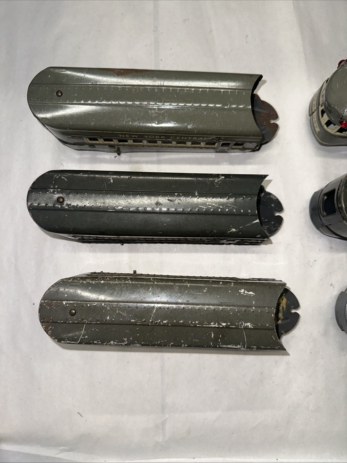 Marx Prewar Mercury NYC Wind Up Train Set Complete O Gauge Tin Litho Works