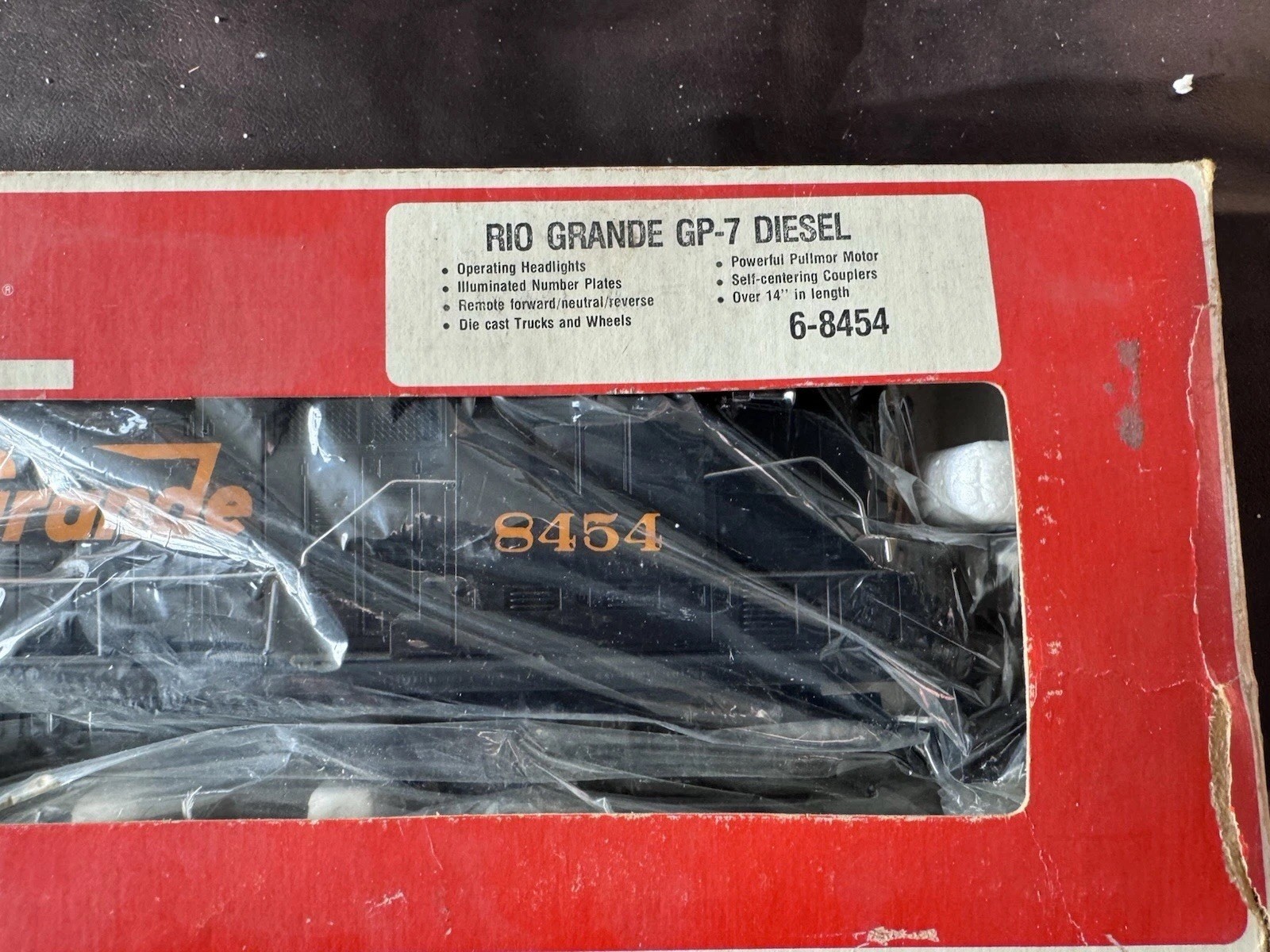 Lionel No. 6-8454 Rio Grande GP-7 Diesel Engine – Excellent, w/ Box