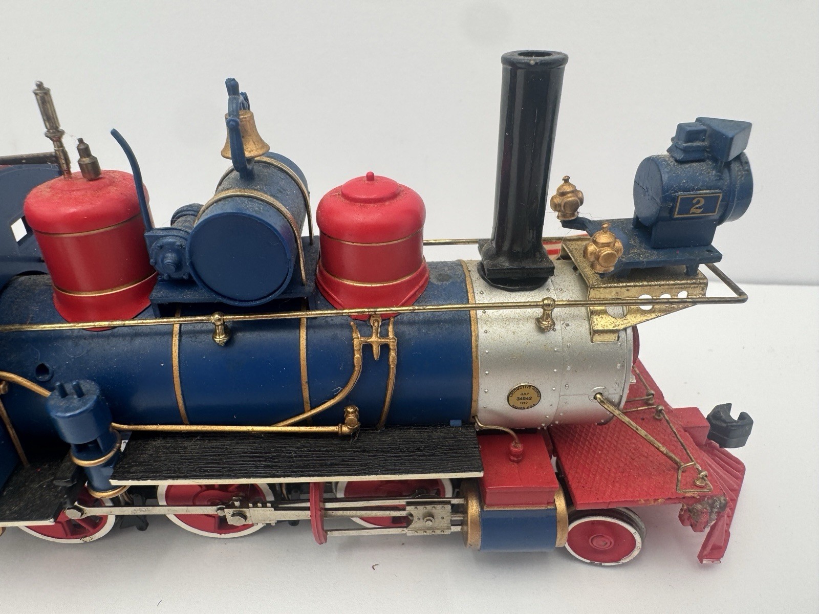 Bachmann Hawthorne Village “Spirit of America” 2-6-0 Mogul Steam Engine Set RUNS