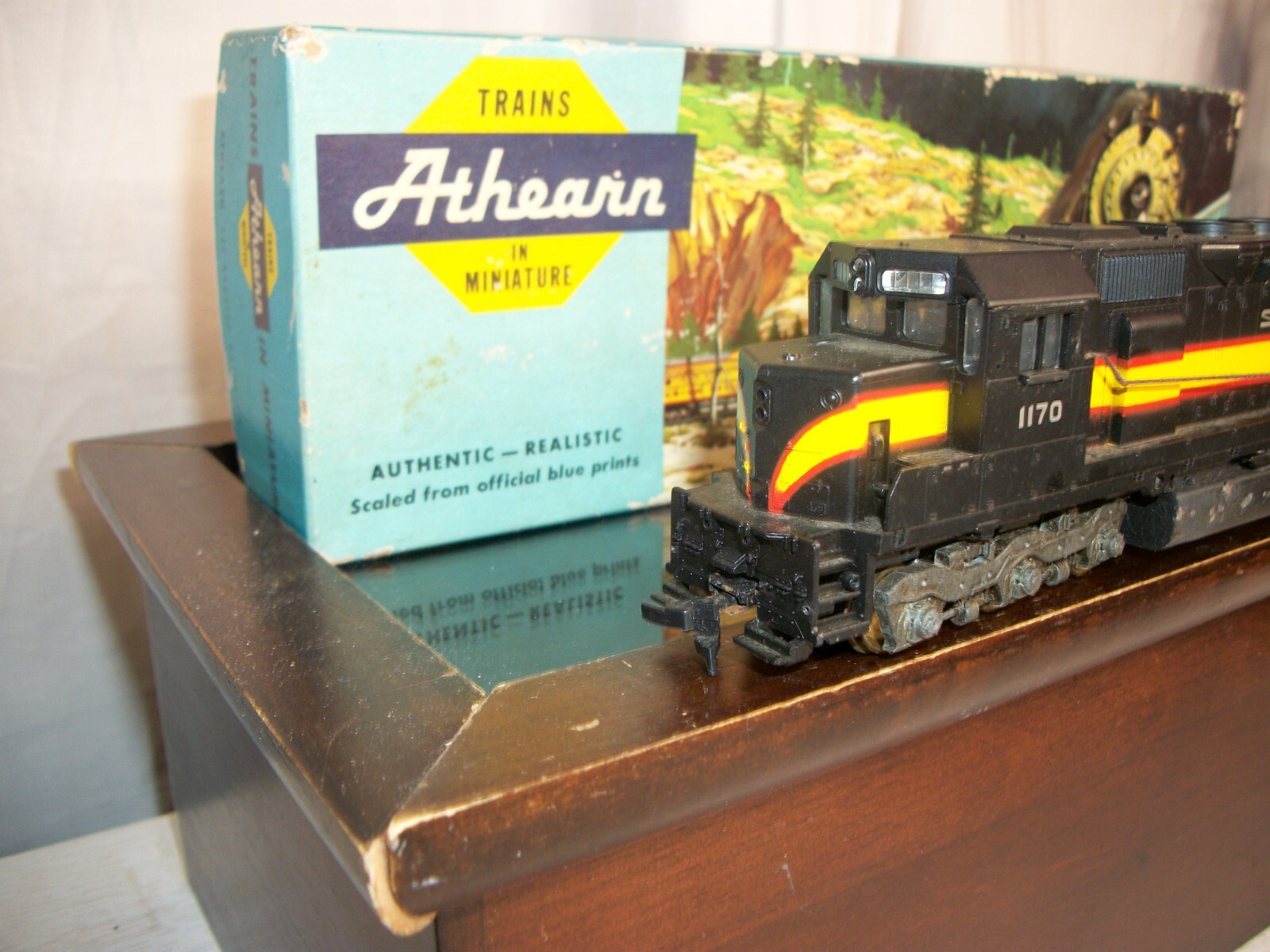 Athearn #4161 HO Diesel Locomotive, Seaboard Line #1170, USED with BOX