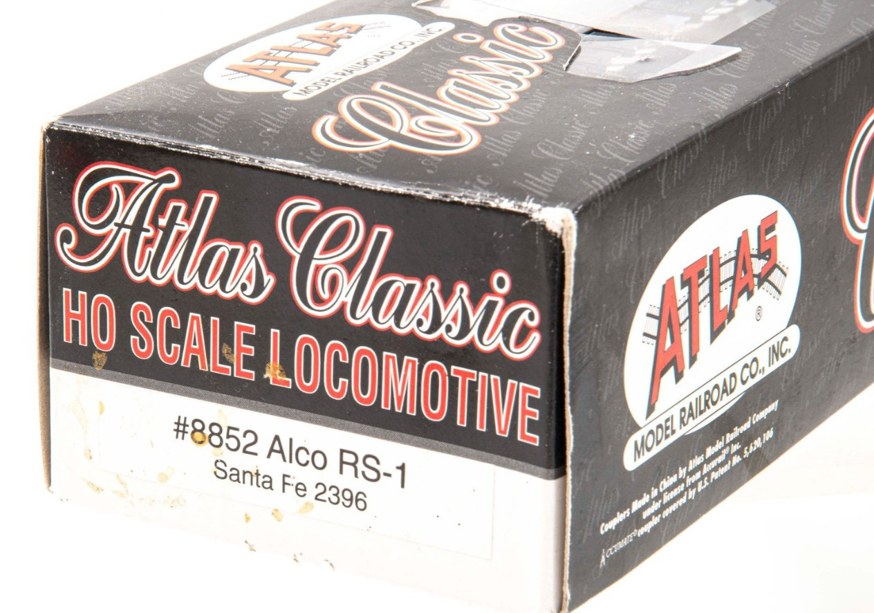 Atlas Classic HO Scale #8852 Alco RS-1 Locomotive Santa Fe ATSF 2396