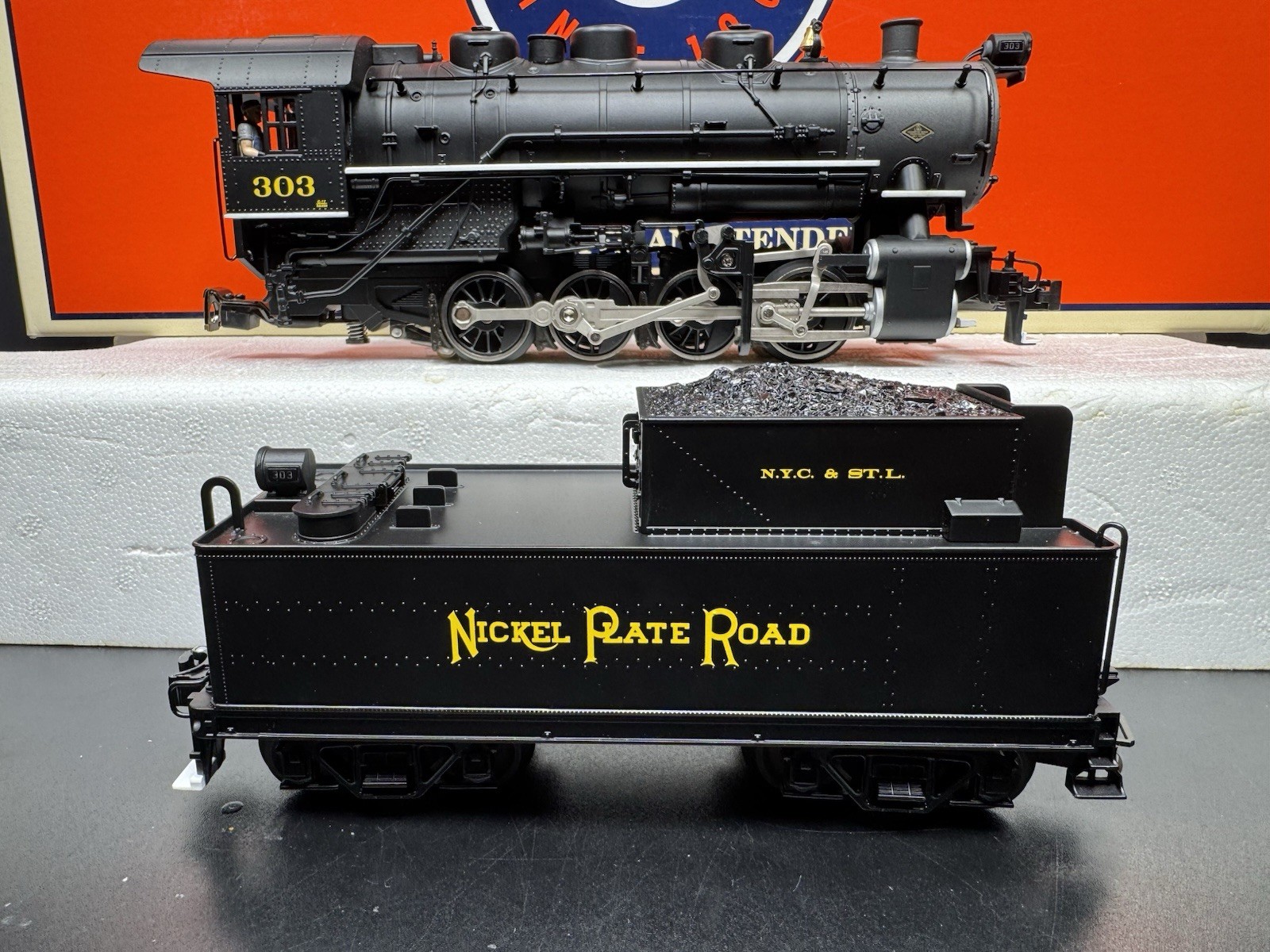 Lionel 6-38048 TMCC Nickel Plate Road NKP USRA 0-8-0 steam engine #303 LNIB