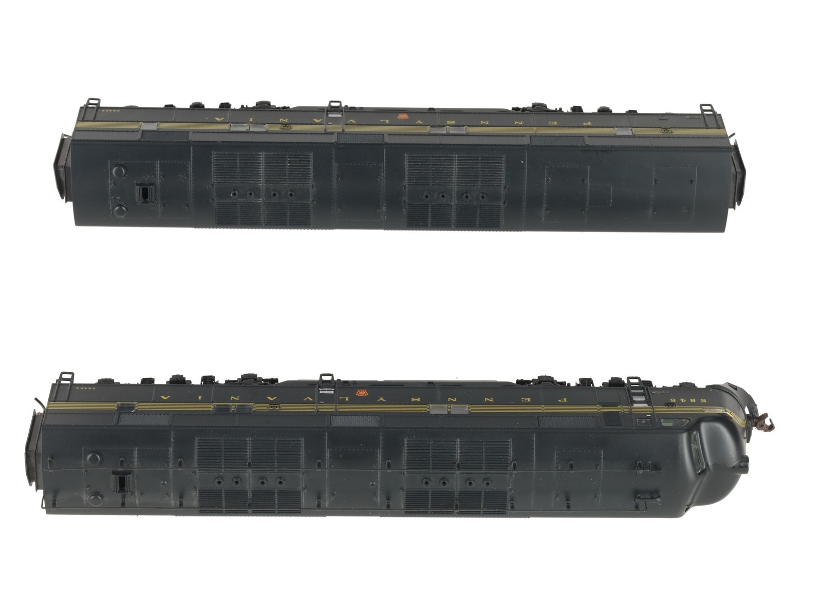 Broadway Limited 729 HO Scale PRR EMD E7A-B Diesel Set #5846A, 5846B w DCC/Sound