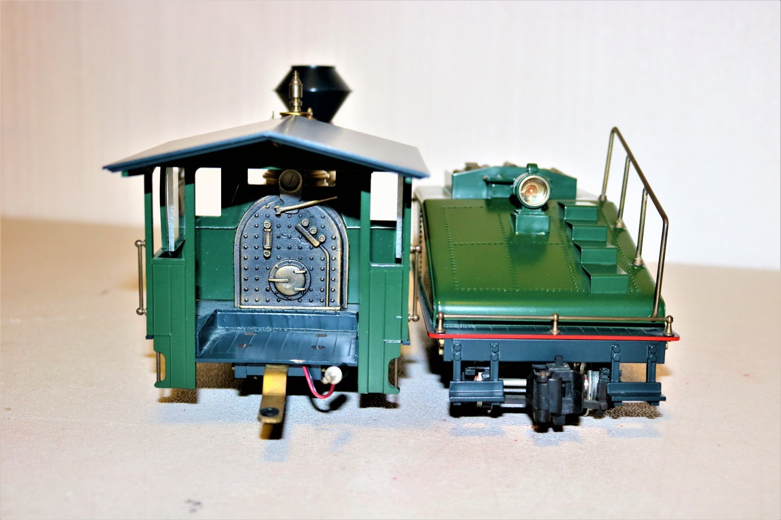 @@@ MINTISH RARE G scale Brass DELTON Southern Pacific GREEN SP 0-4-0 #7 Ser#114
