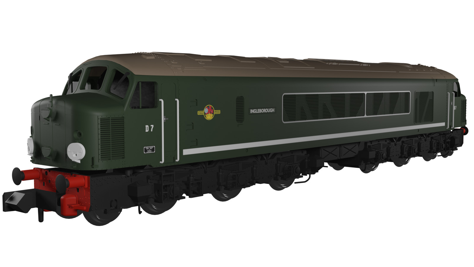 Rapido Trains 948002 N Gauge Class 44 D7 Ingleborough Plain BR Green