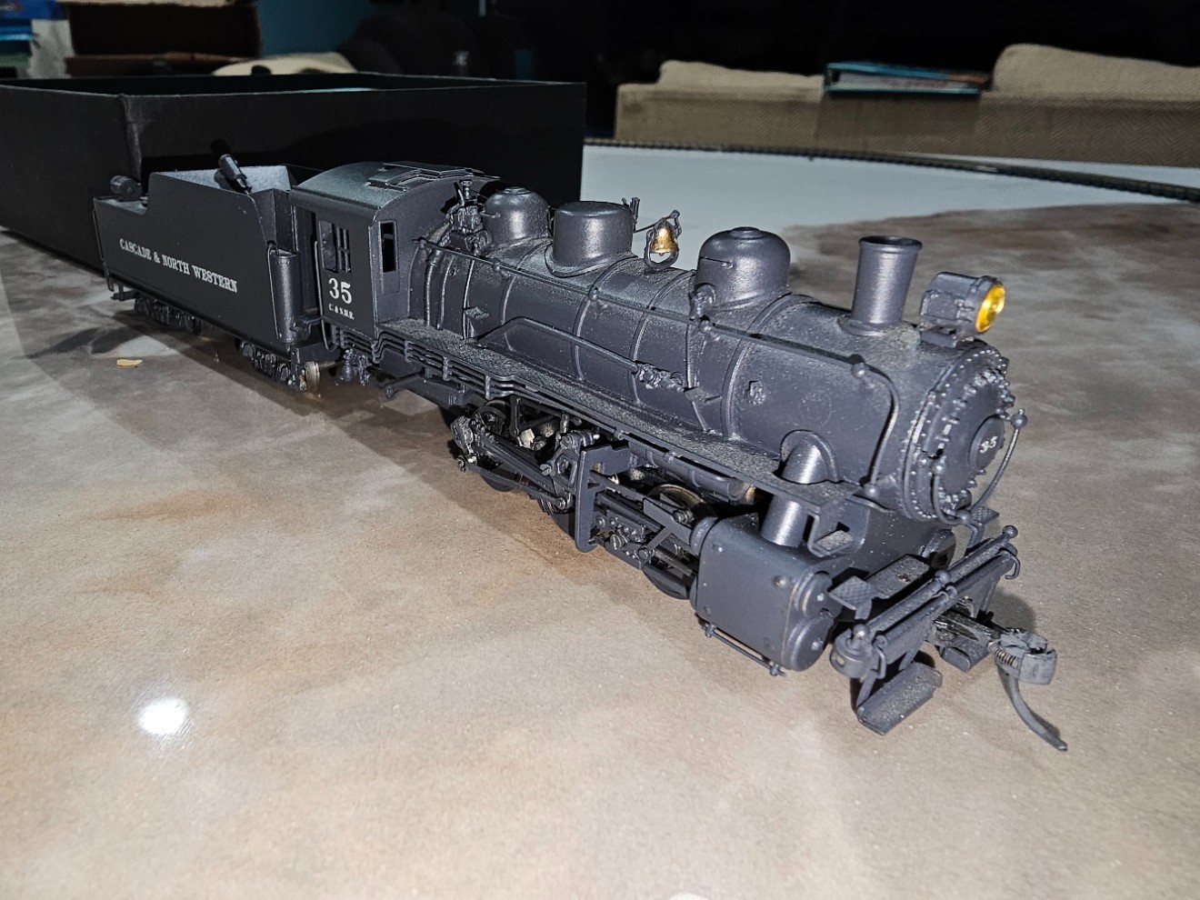 NWSL HO Scale Brass USRA 0-6-0 DCC MSTS Cascade & North Western Train Simulator