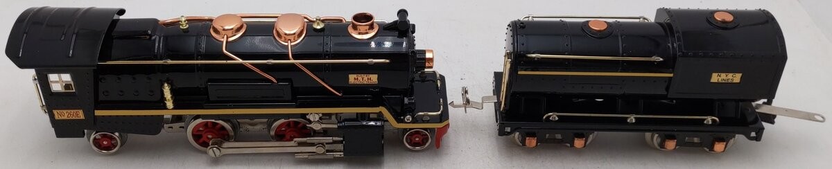MTH 10-3002-1 O Gauge Tinplate 260E Steam Locomotive & Tender w/PS1 EX/Box