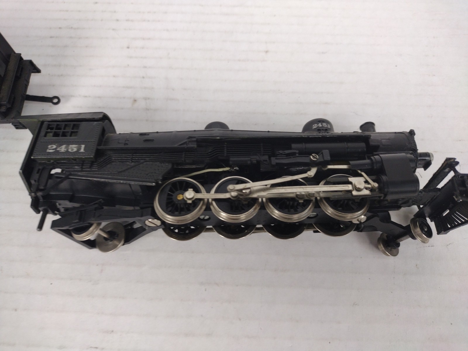 HO Scale Mehano ATSF Santa Fe? 2-8-2 Steam Locomotive #2481 Yugoslavia Made