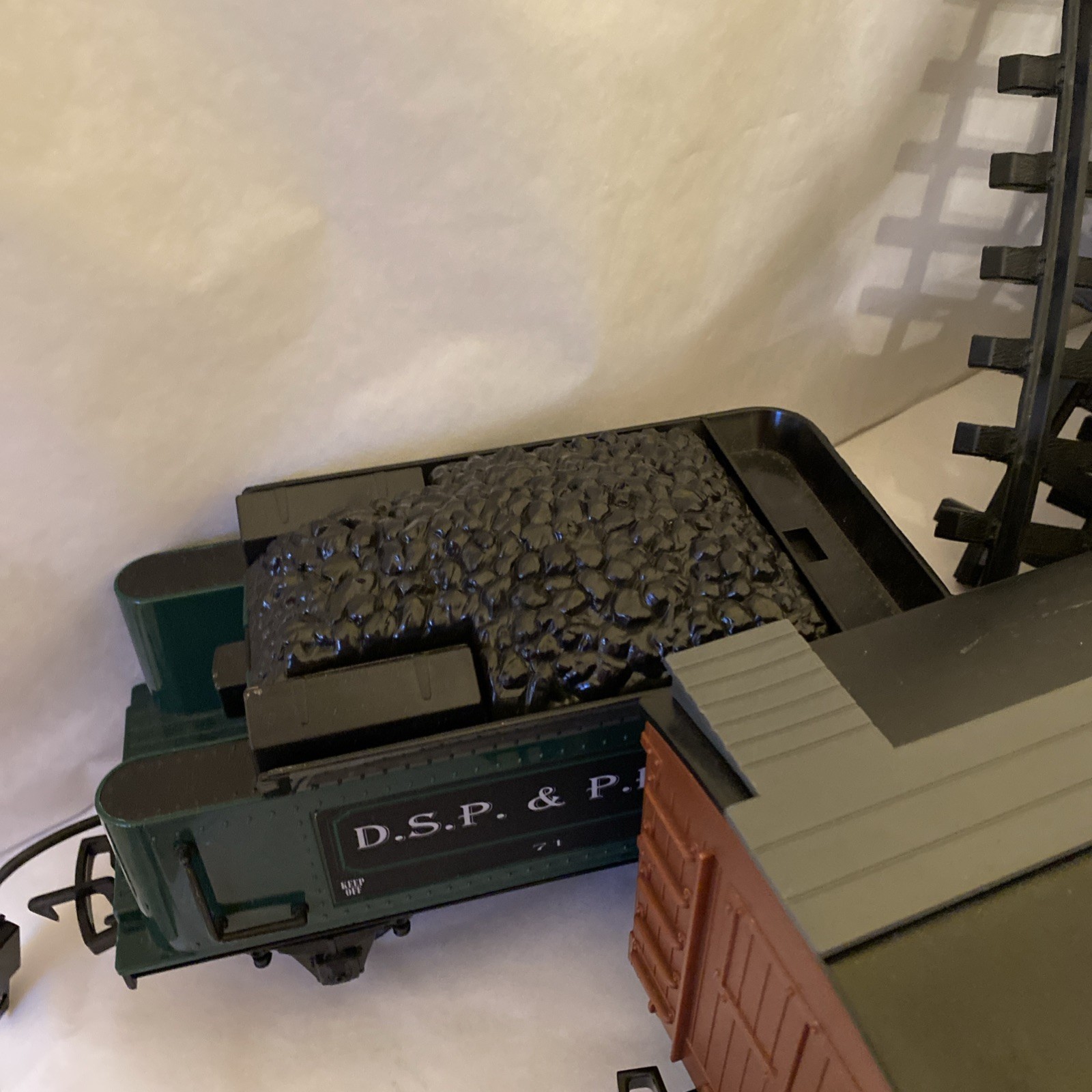2050 G Gauge Black Silver Steam Locomotive G Scale Tested