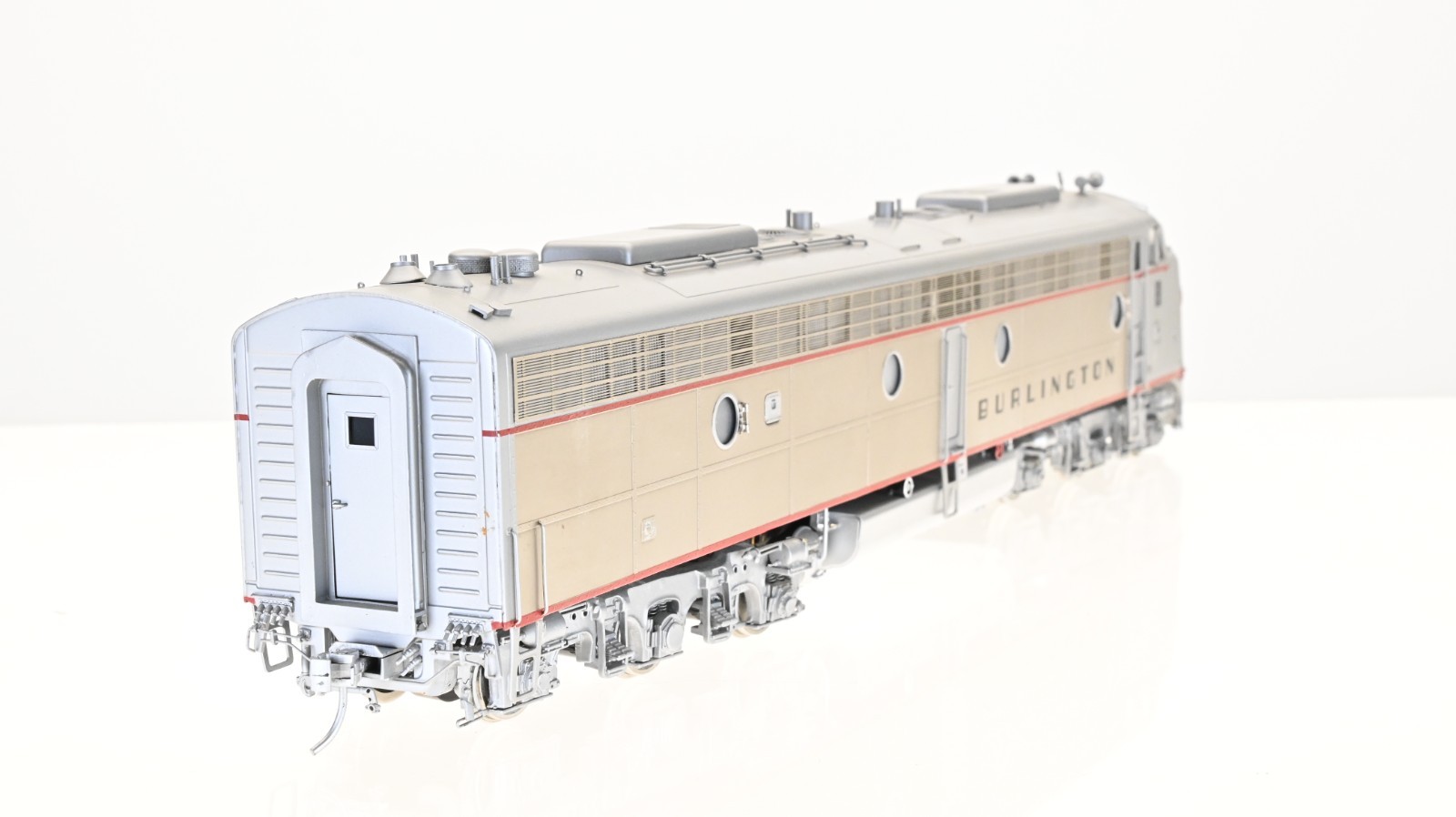 Key Imports Brass EMD E-9 A/A set Burlington CB&Q O scale