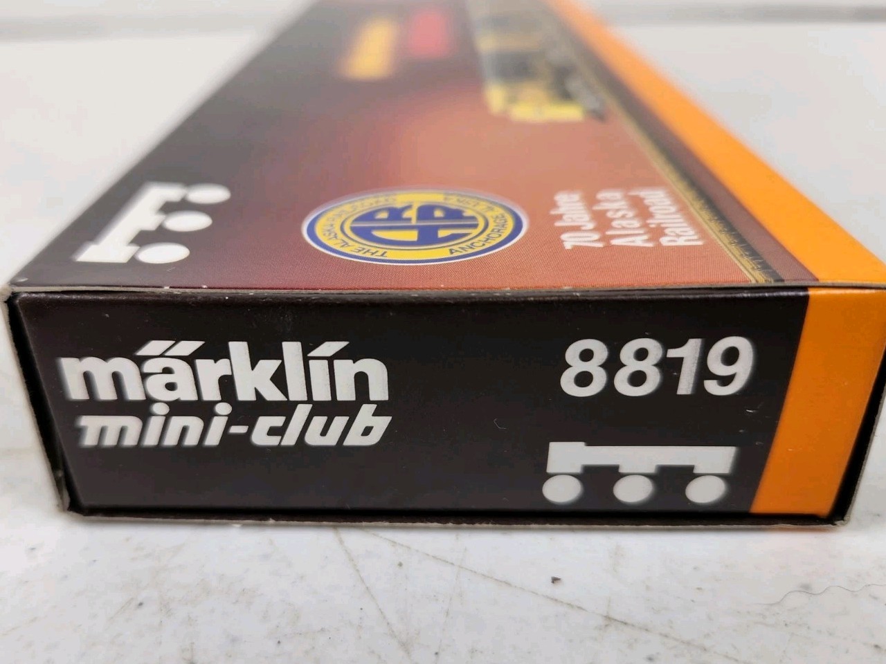 Marklin Mini-Club 8819 F7 A/B/A Engine set Alaska Z Scale With Original Box!!