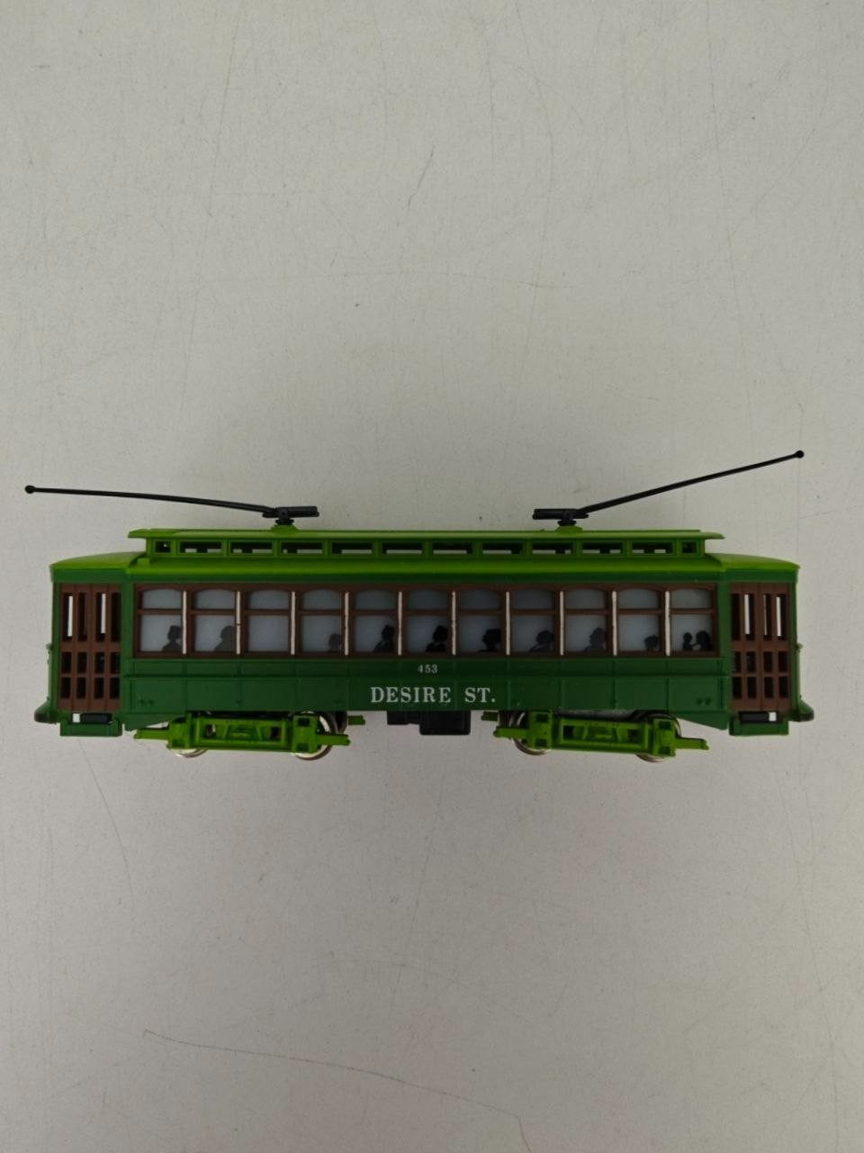 Bachmann Brill Trolley 453 Desire St HO Scale No Box Tested Light Works