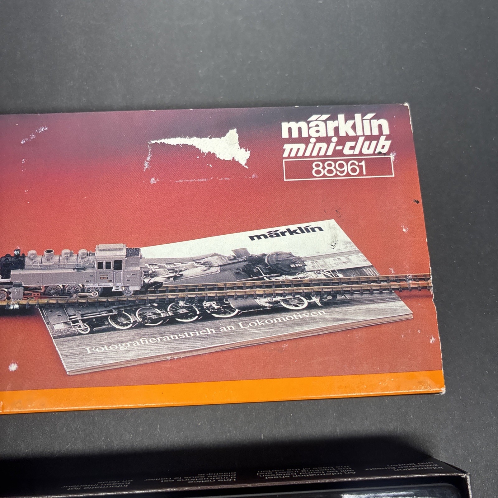 Märklin mini-club Spur Z 88961 Dampflok Tenderlok BR 86 der DRG grau in OVP