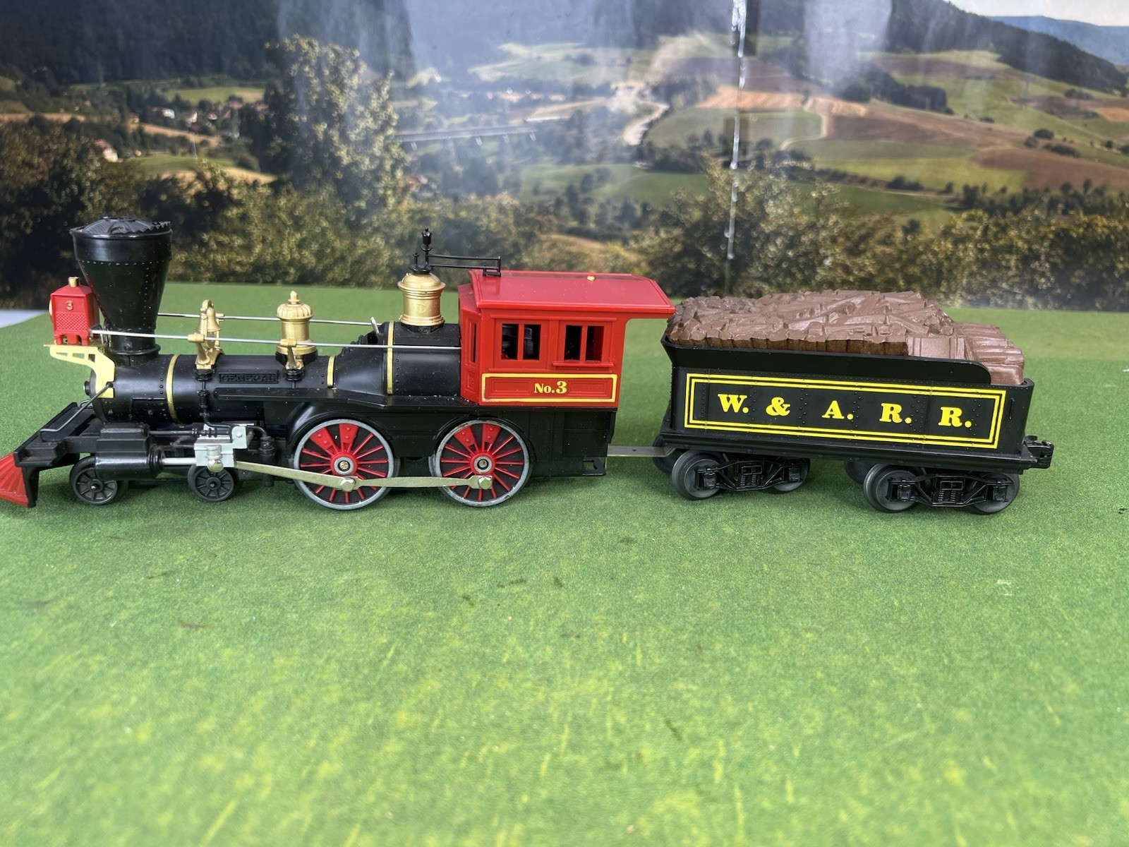LIONEL 6-8701 VINTAGE BIG W&A.R.R. THE GENERAL 4-4-0 LOCOMOTIVE & TENDER C-7!!