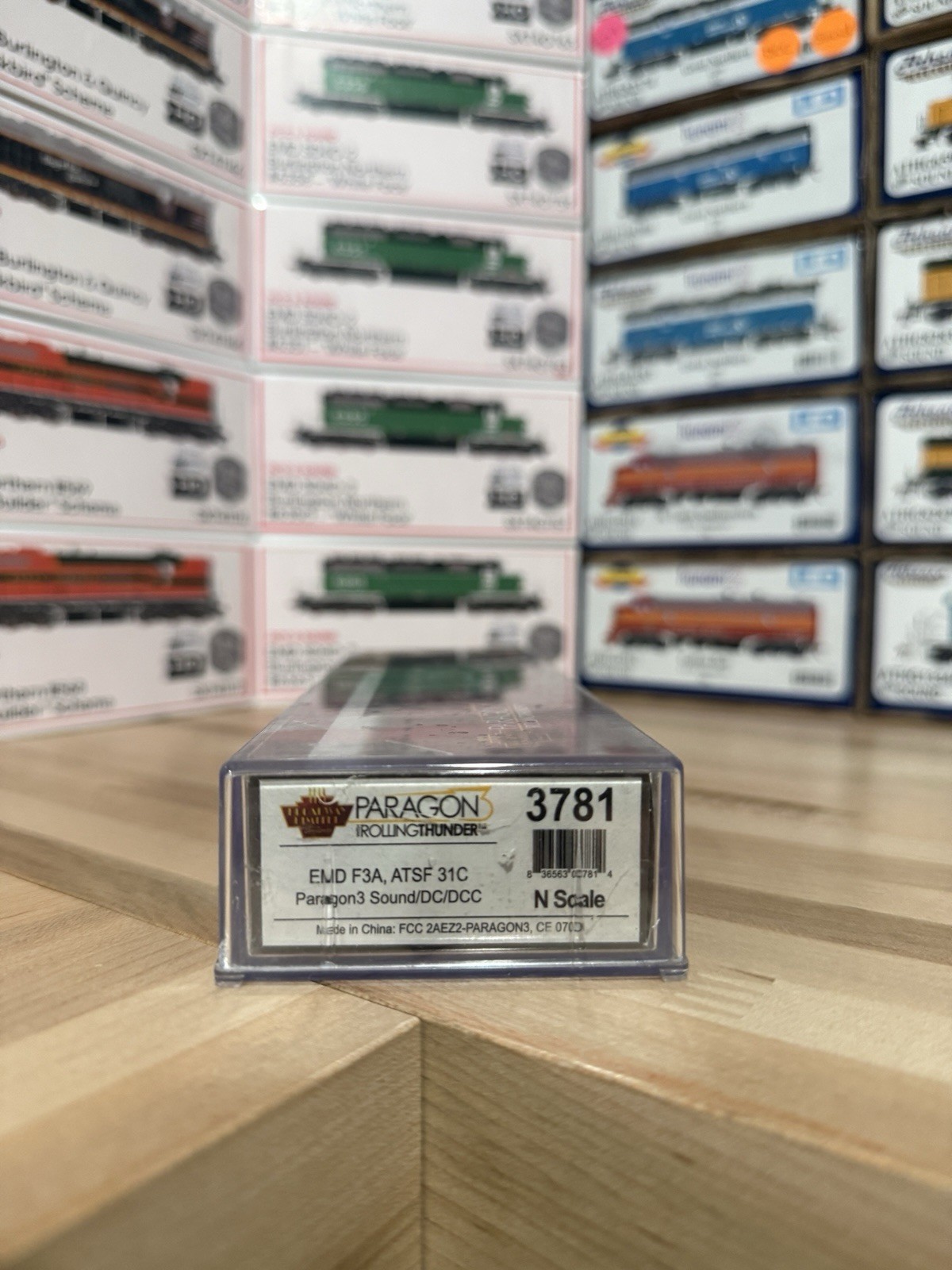 Broadway Limited Imports N EMD F3A Santa Fe #3781 DCC&Sound Paragon3 USED