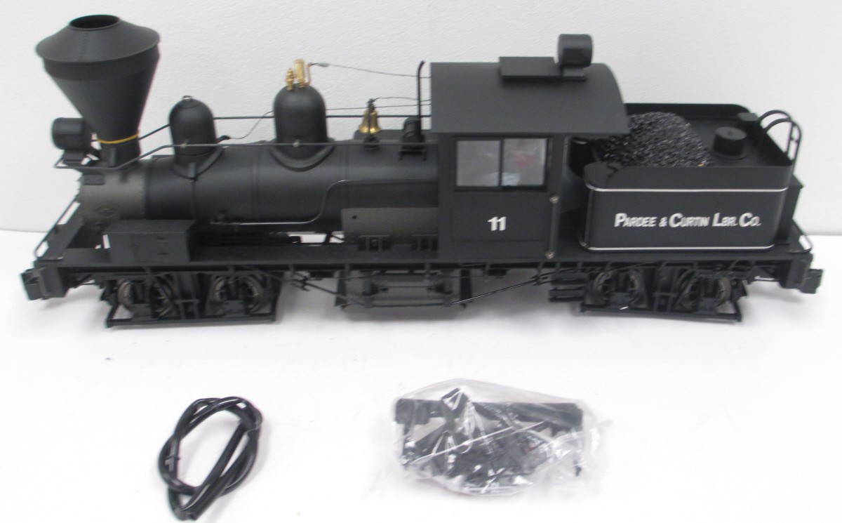 Bachmann 81196 G Pardee & Curtin Lumber Co. 2-Truck Shay Steam Locomotive #11