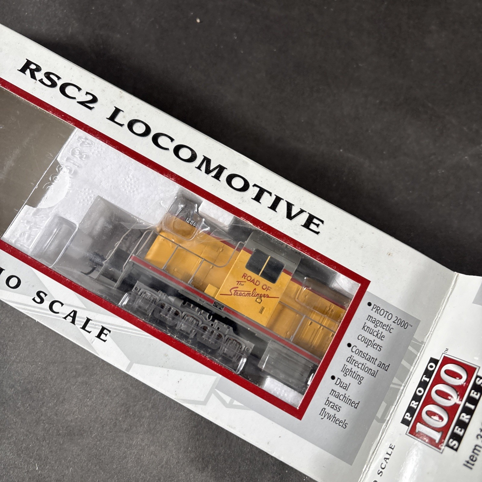 PROTO 1000 LOCOMOTIVE HO SCALE 31298 RSC2 UP 1286 UNION PACIFIC NEW OPEN BOX