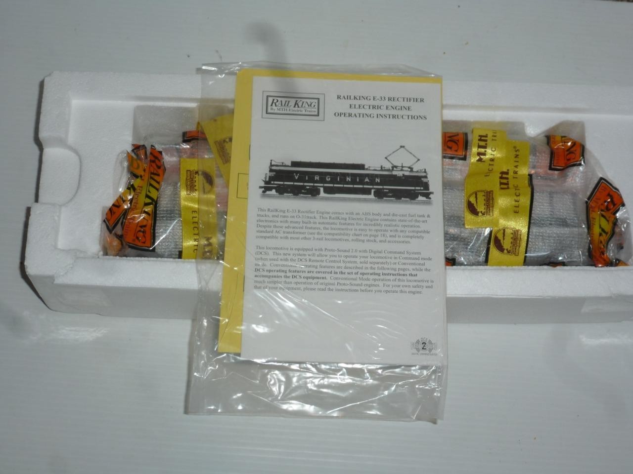 MTH Rail King New Haven Rectifier Electric 30-2518-1 / Proto Sound 2/ Manual NIB