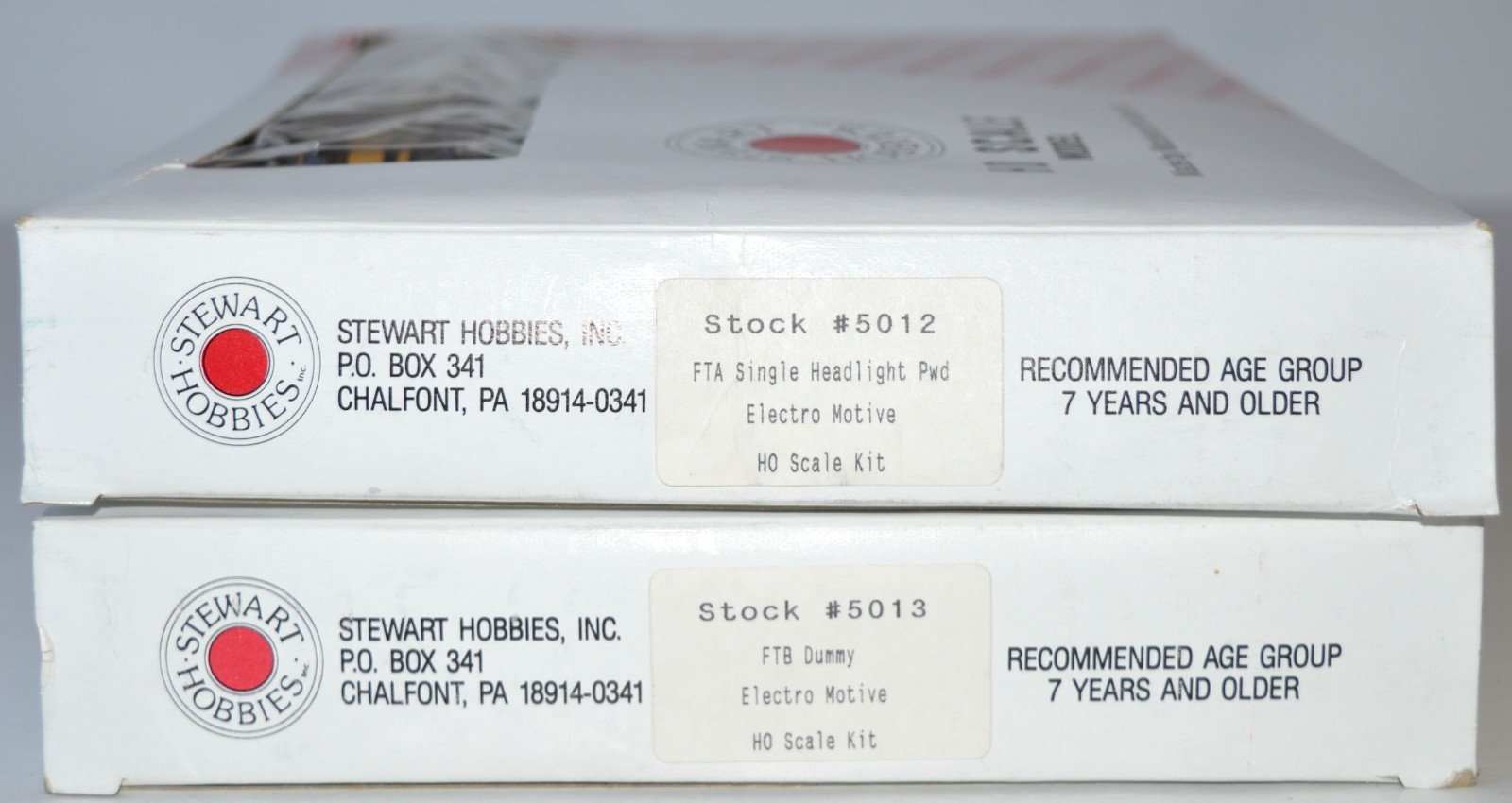 Stewart Hobbies HO Scale 5012 5013 FTA FTB Electro Motive Lot of 2 NEW
