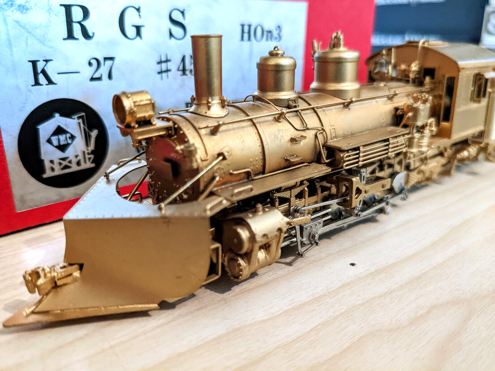 *RARE! HOn3 BRASS RGS K-27 2-8-2 WESTSIDE *FULL BACKHEAD *CAN MOTOR *RUNS GOOD!