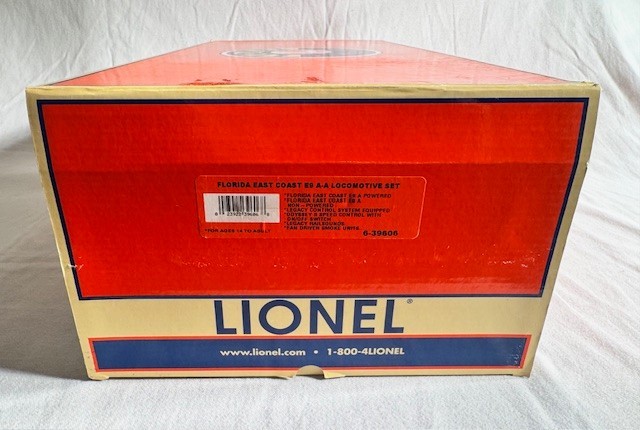 LIONEL 6-39606 FLORIDA EAST COAST E9 AA DIESEL SET, #1594, #1031 (USED)