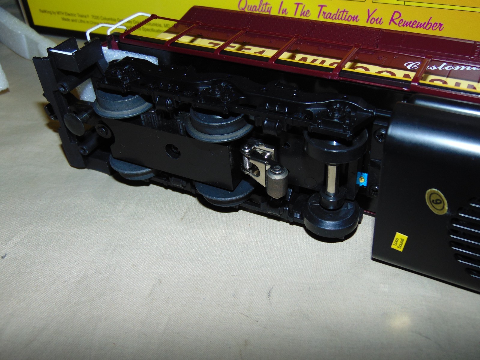 MTH RAILKING O 30-2361-0 WISCONSIN CENTRAL SD-45 DIESEL WITH SMOKE & SOUND