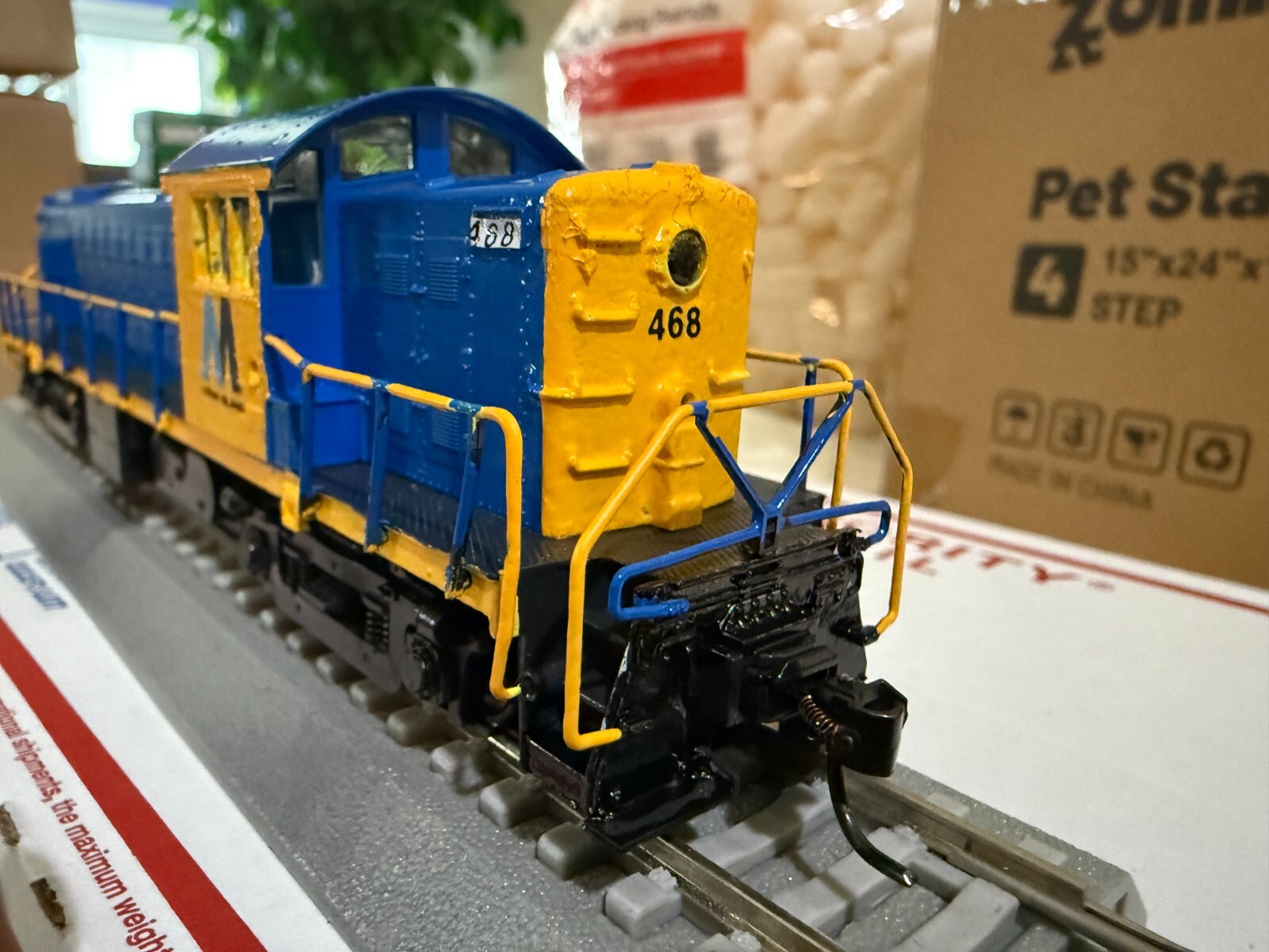 HO SCALE LOCOMOTIVE Atlas RS1 LONG ISLAND RAILROAD CUSTOM PAINTED MTA #468