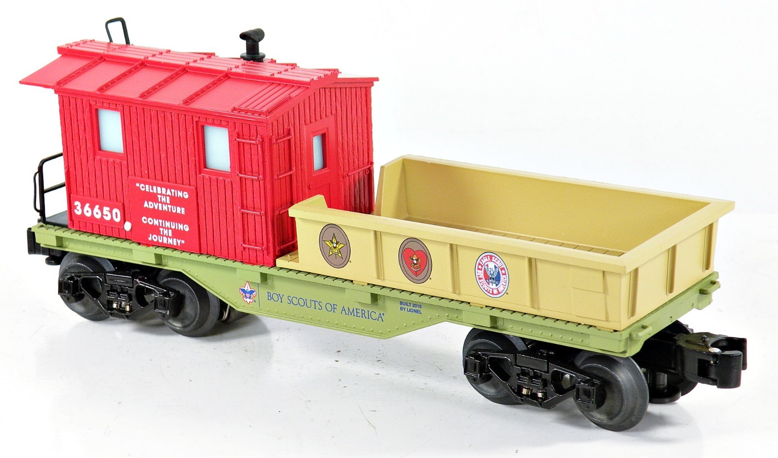 Lionel 6-30123 Boy Scouts of America Freight Set Track/Transformer 2010 LN
