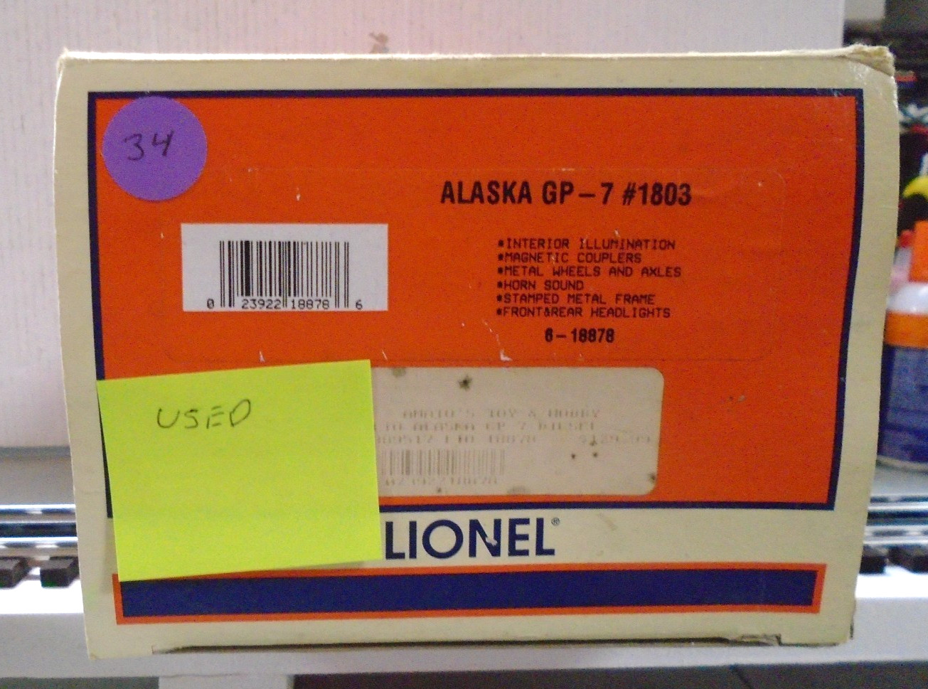 Lionel 6-8878 Alaska GP-7 Engine NIB