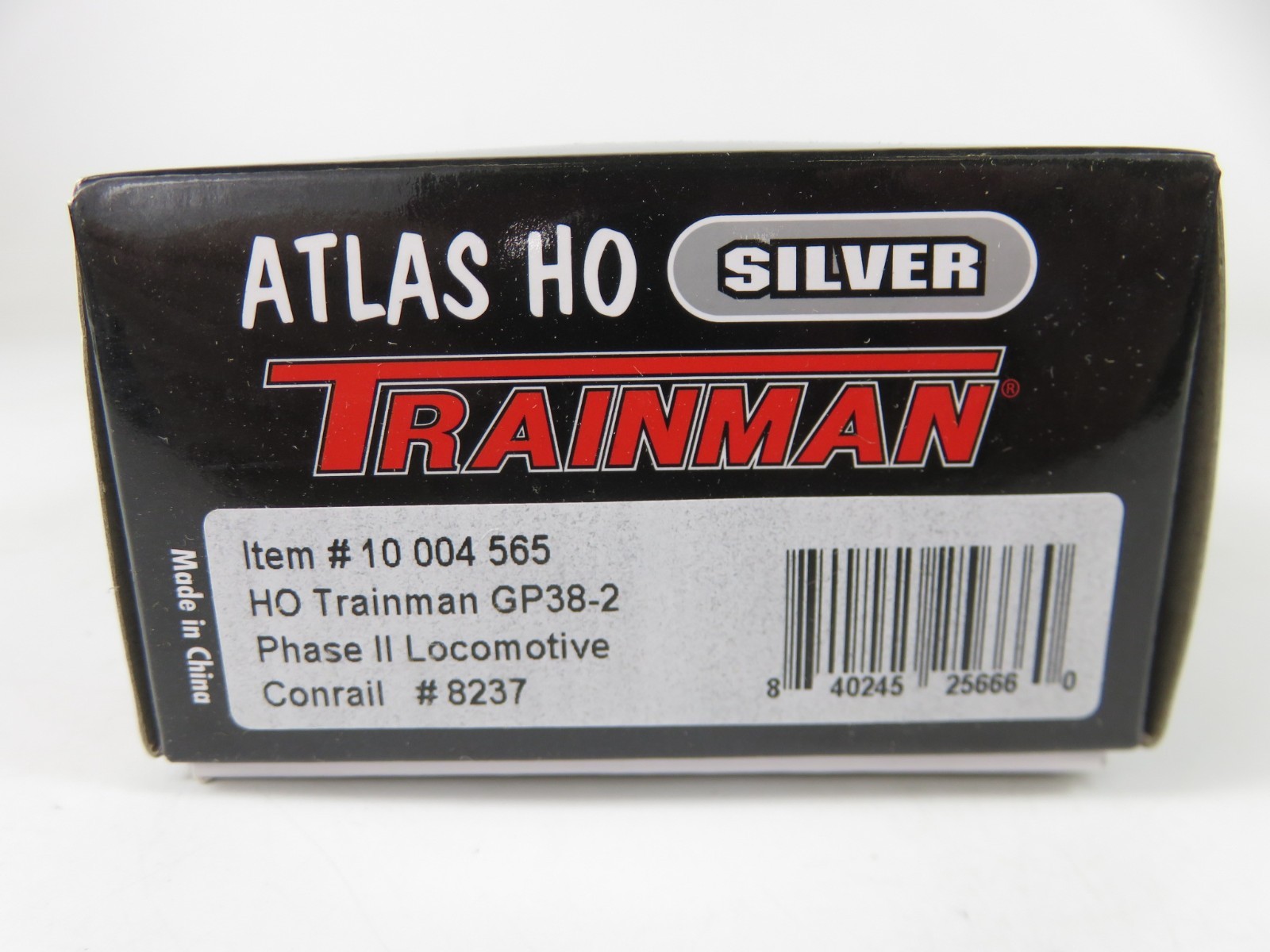 Atlas Silver 10 004 565 HO Scale Conrail EMD GP38-2 Diesel Locomotive Road #8237