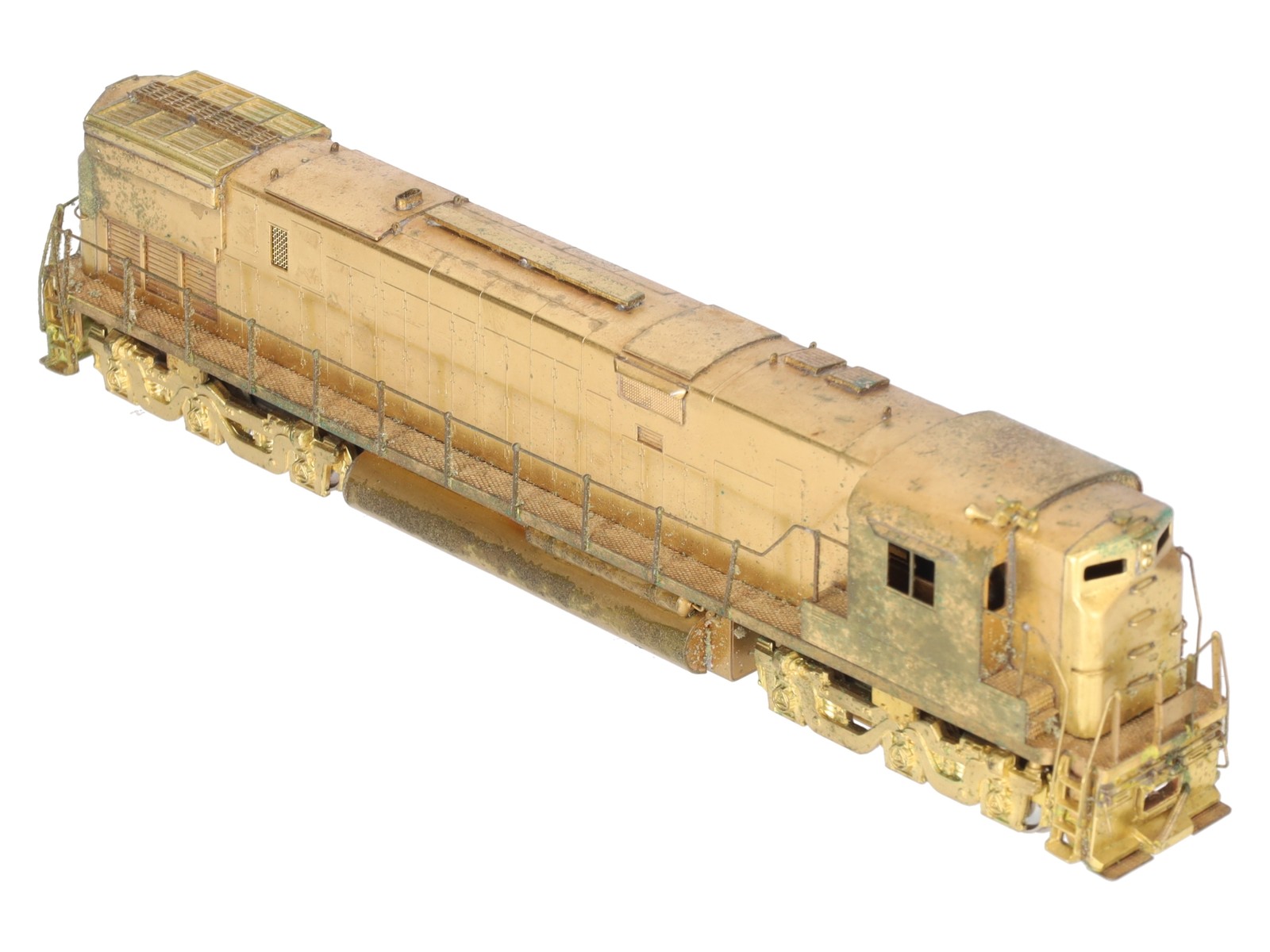 Alco Models D-138 HO Scale BRASS C-628 Low Hood Diesel Locomotive/Box