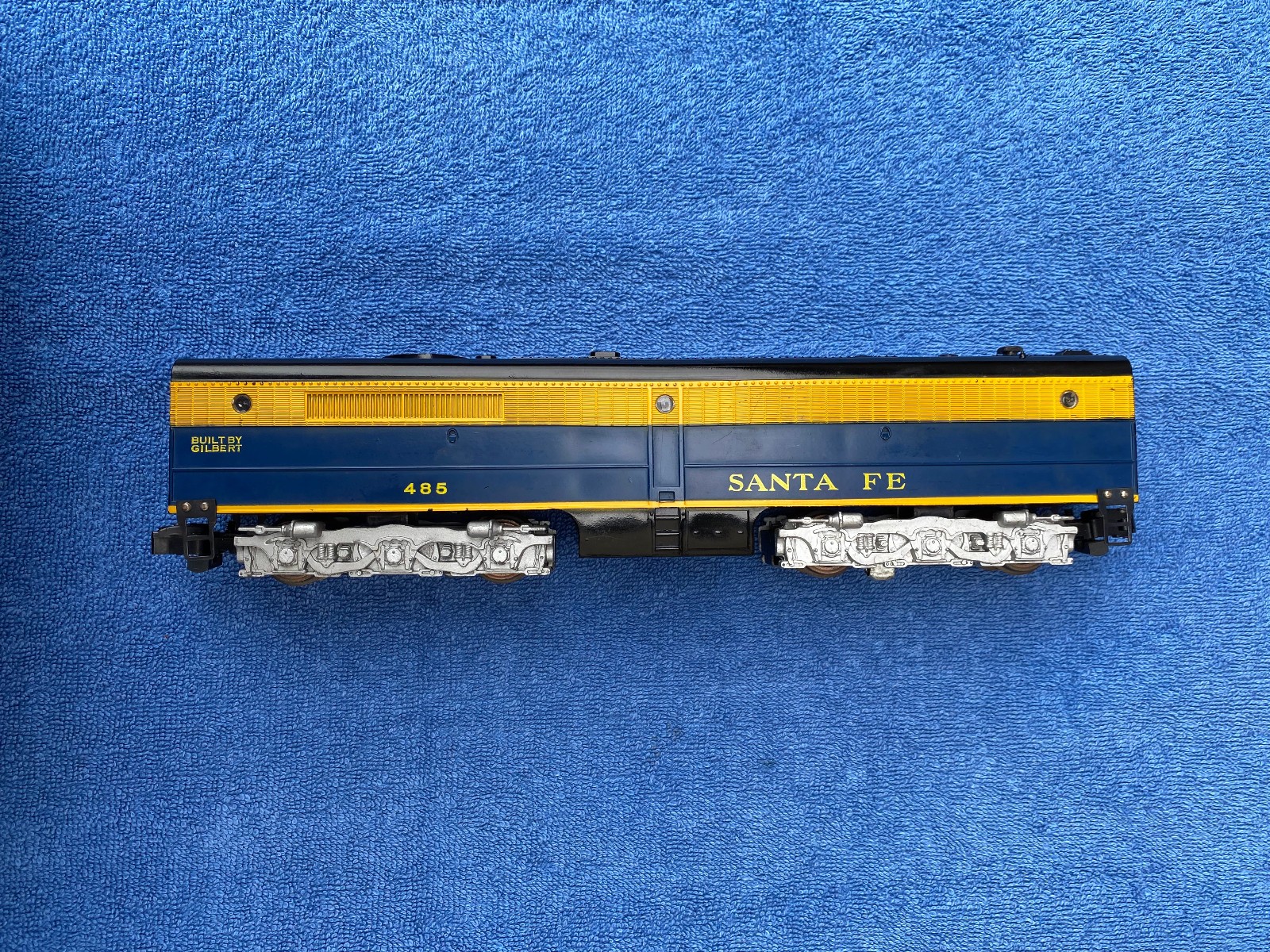 AMERICAN FLYER 484-485-486 ABA SANTA FE FREIGHT LOCOMOTIVES 2 MOTORS HORN & ROAR