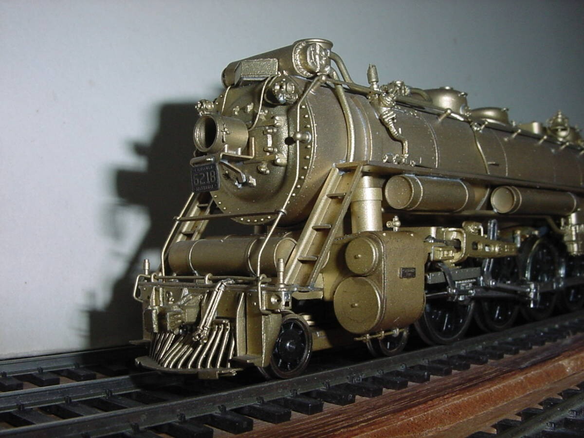HO PFM Toby Canadian National 4-8-4 U-2g Brass Locomotive Unpainted Box Included