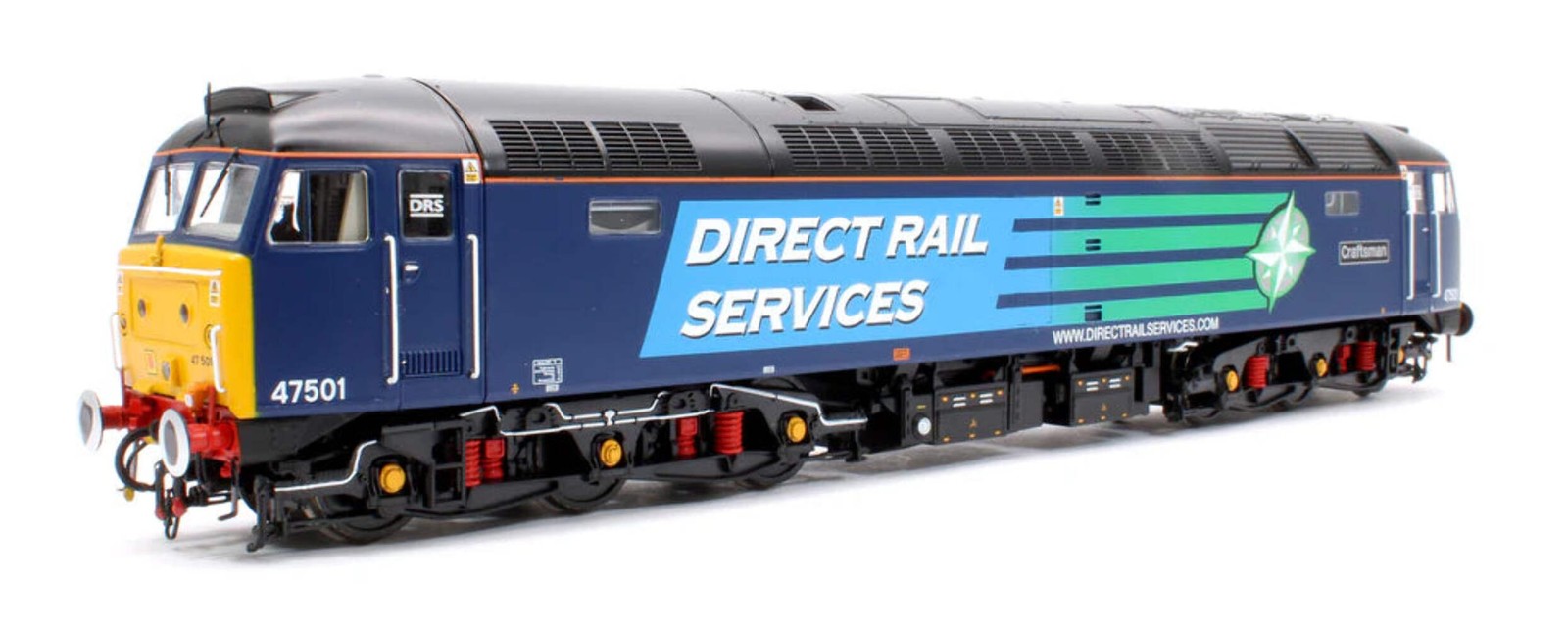 Gaugemaster/Heljan GM4240223 OO Gauge Class 47 501 ‘Craftsman’ DRS (DCC SOUND)