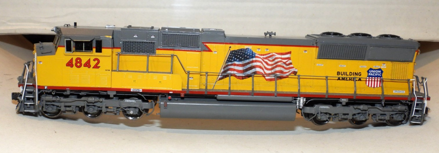 Overland OMI UP SD70M Union Pacific Flared Radiators #4842 HO Brass #087010039.1